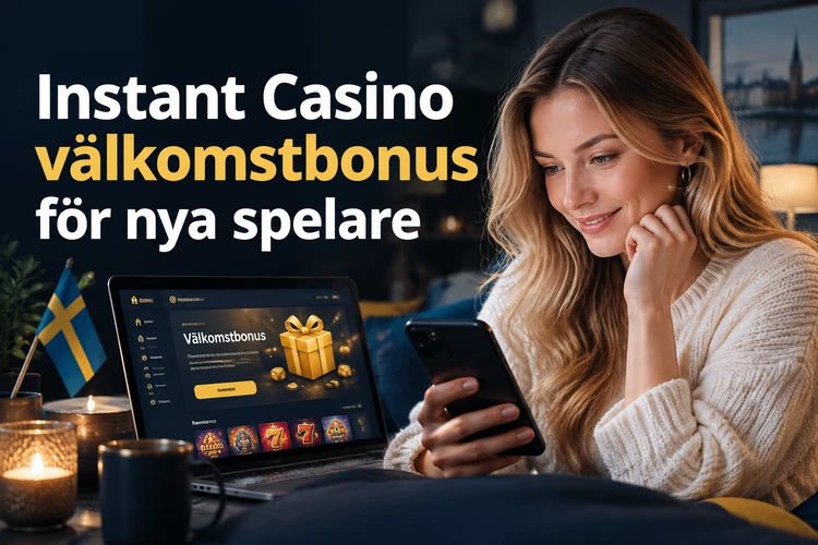 Instant Casino välkomstbonus för nya spelare