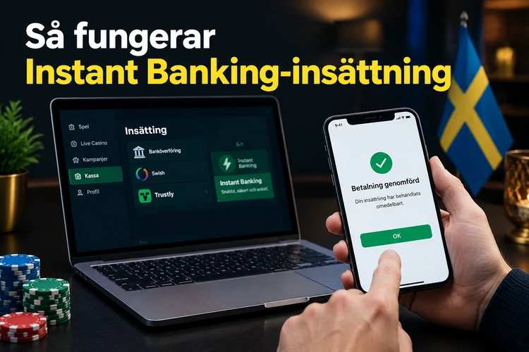 Så fungerar Instant Banking-insättning