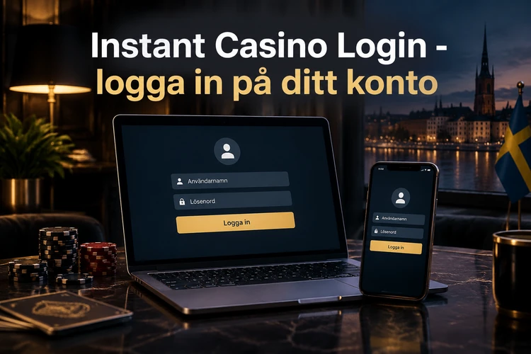 Instant Casino Login - logga in på ditt konto