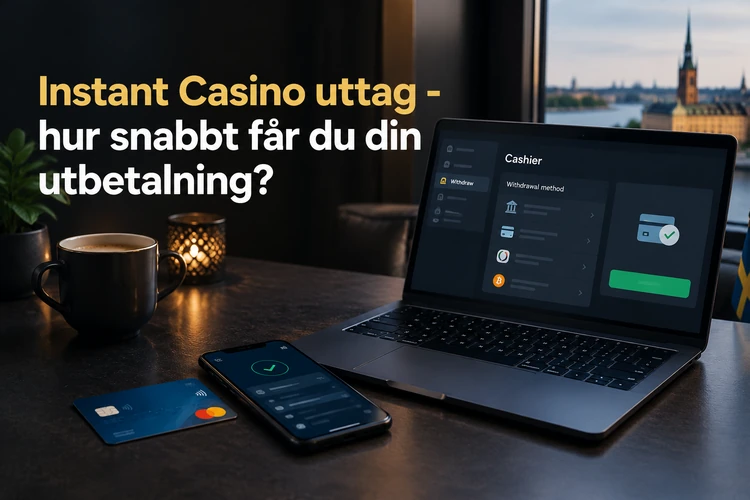 Instant Casino uttag - hur snabbt får du din utbetalning?
